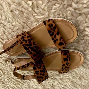 Animal Print Sandals